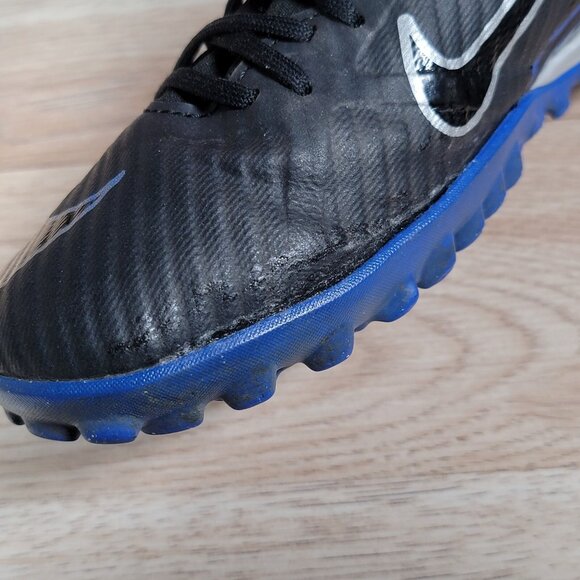 Nike Zoom Mercurial Superfly 9 Academy TF Soccer Shoes Mens 7 Black DJ5629-040 - Picture 9 of 9